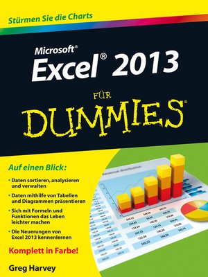 cover image of Excel 2013 fur Dummies
